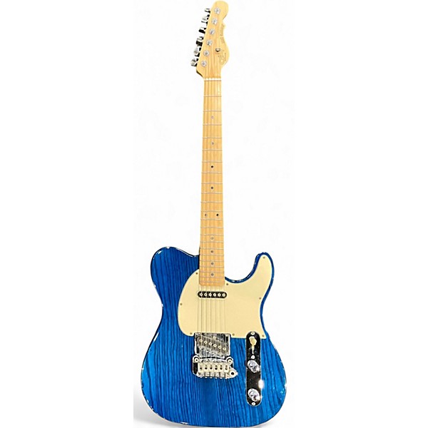 Used 1990s G&L ASAT Classic Trans Blue Solid Body Electric Guitar