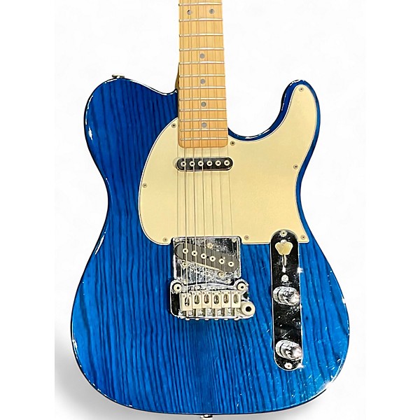 Used 1990s G&L ASAT Classic Trans Blue Solid Body Electric Guitar