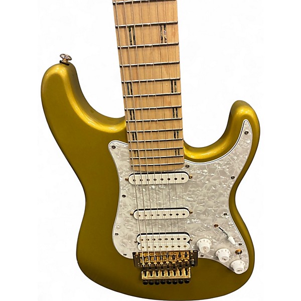 Used ESP LTD JRV-8FR Metallic Gold Solid Body Electric Guitar