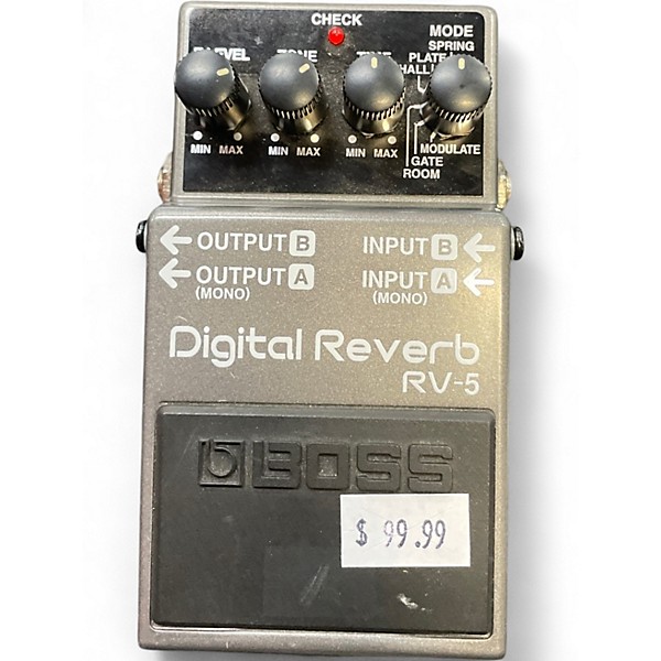 Used BOSS RV5 Digital Reverb Effect Pedal