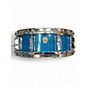 Used Ludwig 14X4.5 LEGACY MAPLE SNARE BLUE SPARKLE Drum thumbnail