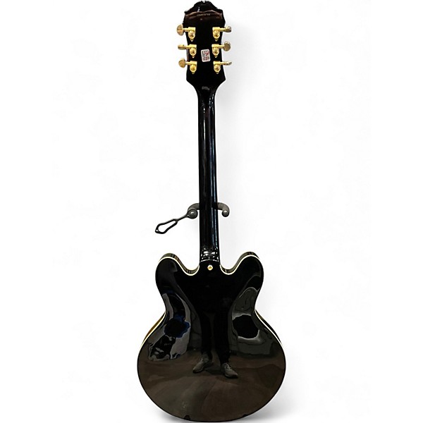 Used Epiphone Sheraton II Black Hollow Body Electric Guitar