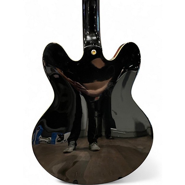 Used Epiphone Sheraton II Black Hollow Body Electric Guitar