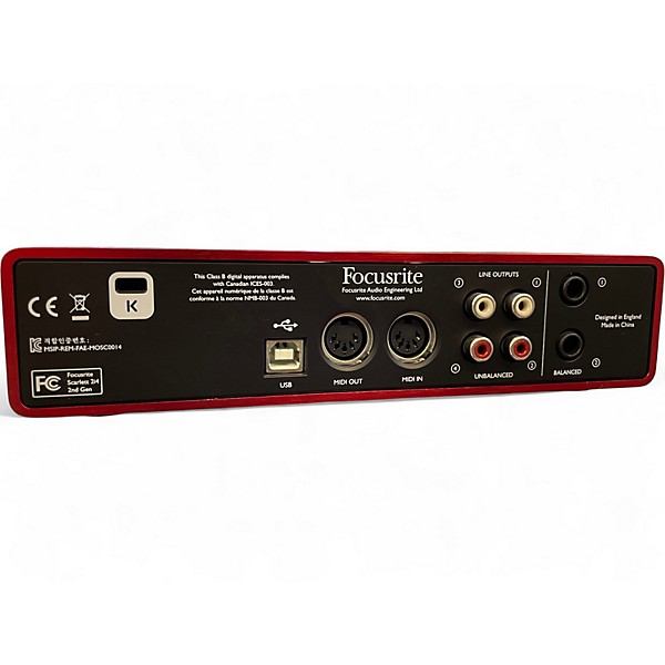 Used Focusrite Scarlett 2i4 Gen 2 Audio Interface