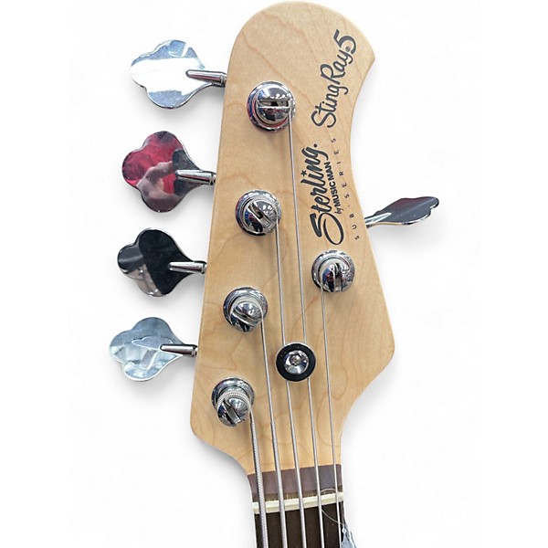 Used Sterling by Music Man STINGRAY 5 Blue Electric Bass Guitar