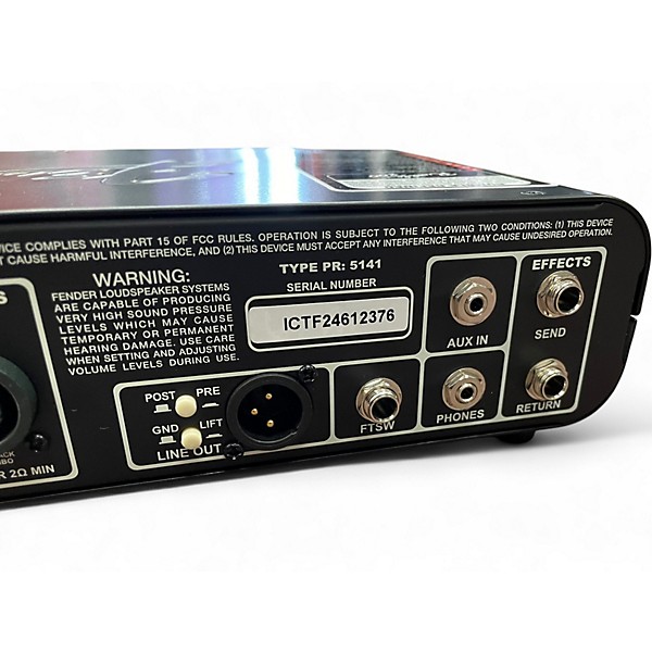 Used Fender Rumble 800 Bass Amp Head