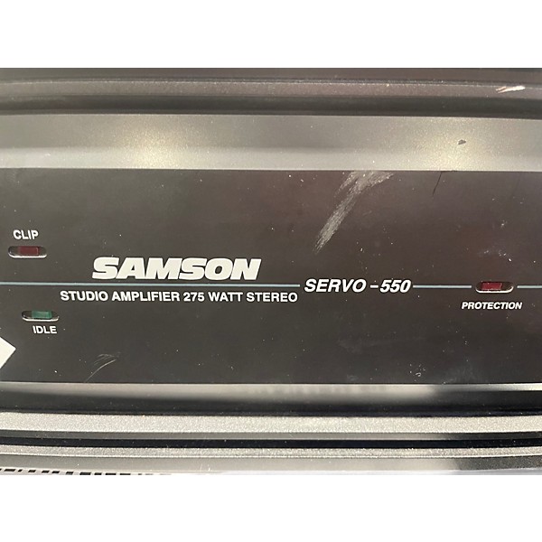 Used Samson SERVO-550 Power Amp