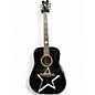 Used Schecter Guitar Research Robert Smith RS1000 Busker Gloss Black Acoustic Guitar thumbnail