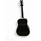 Used Schecter Guitar Research Robert Smith RS1000 Busker Gloss Black Acoustic Guitar