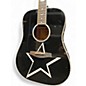 Used Schecter Guitar Research Robert Smith RS1000 Busker Gloss Black Acoustic Guitar