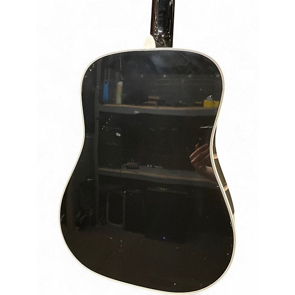 Used Schecter Guitar Research Robert Smith RS1000 Busker Gloss Black Acoustic Guitar