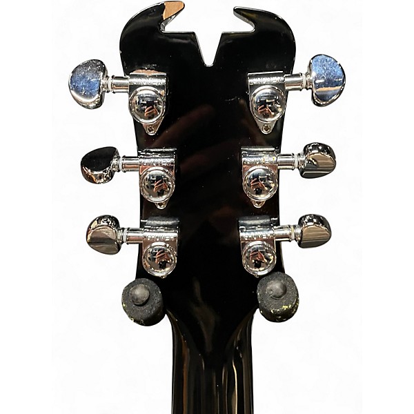 Used Schecter Guitar Research Robert Smith RS1000 Busker Gloss Black Acoustic Guitar
