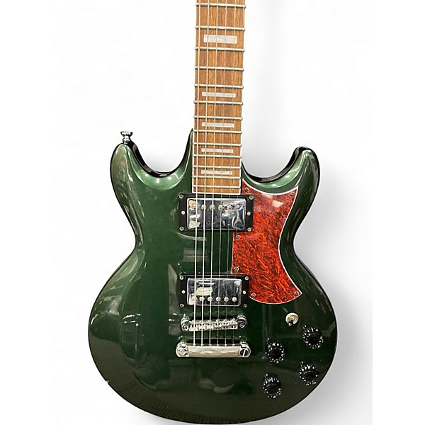 Used Ibanez AX120 Metallic Forest Solid Body Electric Guitar