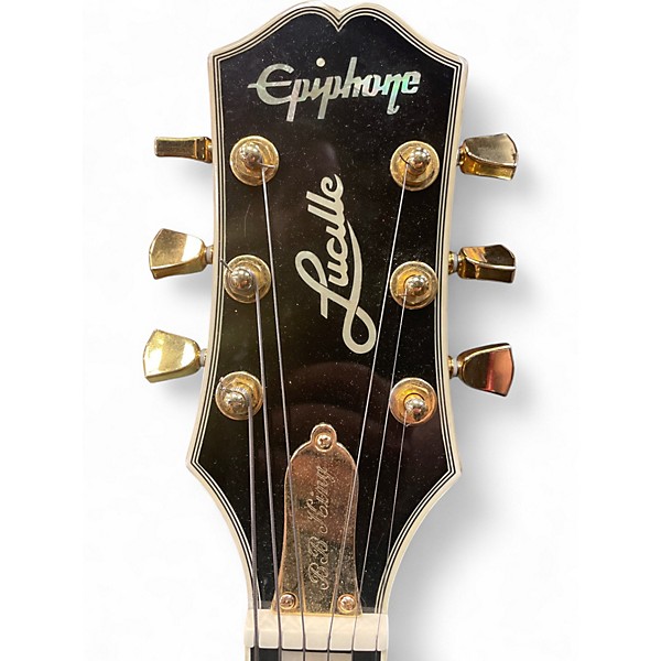 Used Epiphone BB King Lucille Black Hollow Body Electric Guitar