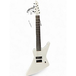 Used Agile Ghost 8 string Ghoul White Solid Body Electric Guitar