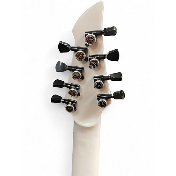 Used Agile Ghost 8 string Ghoul White Solid Body Electric Guitar