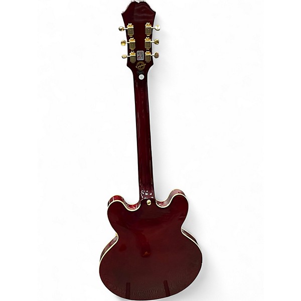 Used Epiphone Riviera P93 Wine Red Hollow Body Electric Guitar
