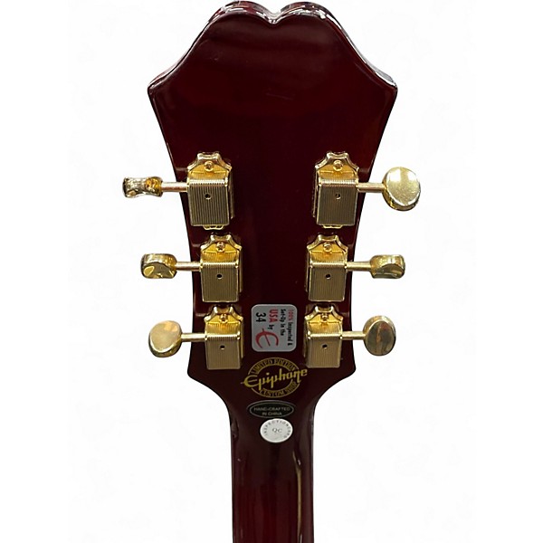 Used Epiphone Riviera P93 Wine Red Hollow Body Electric Guitar