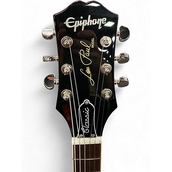 Used Epiphone Les Paul Classic Cherry Sunburst Solid Body Electric Guitar
