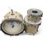 Used Ludwig 3 Piece standard series silver mist Drum Kit thumbnail