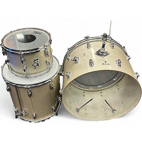 Used Ludwig 3 Piece standard series silver mist Drum Kit