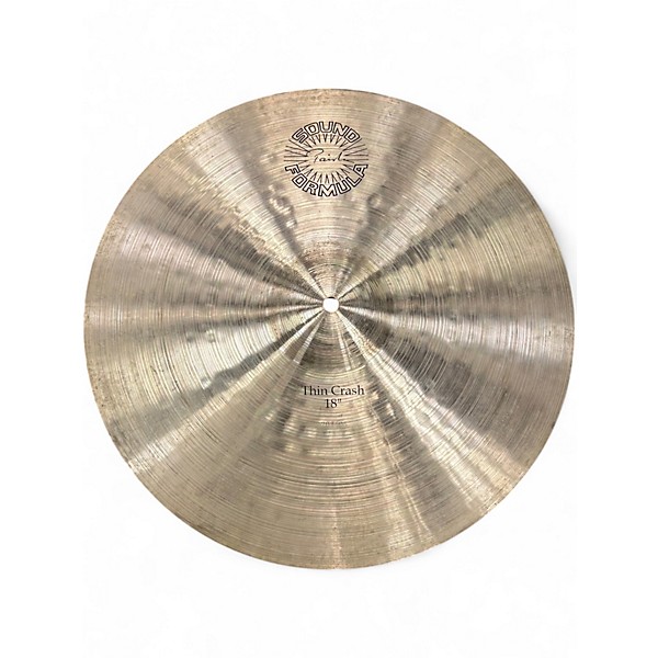 Used Paiste 18in Sound Formula Thin Crash Cymbal