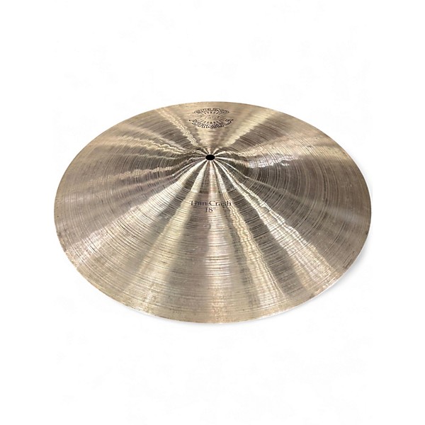 Used Paiste 18in Sound Formula Thin Crash Cymbal