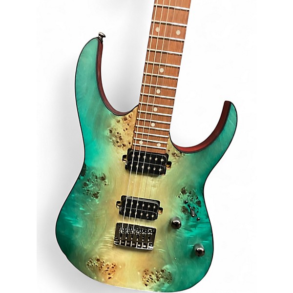Used Ibanez RG421PB Caribbean burst Solid Body Electric Guitar