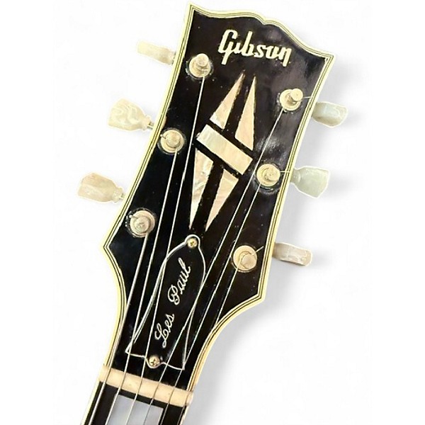 Vintage 1956 Gibson Les Paul Custom Ebony Solid Body Electric Guitar