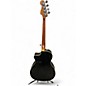 Used Fender Kingman Acoustic Electric Bass Black Acoustic Bass Guitar