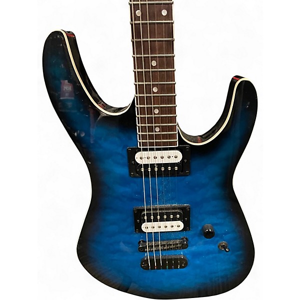 Used Dean MDX Blue Solid Body Electric Guitar