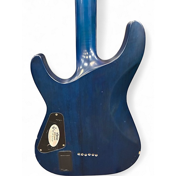 Used Schecter Guitar Research C1 Platinum Midnight Blue Solid Body Electric Guitar