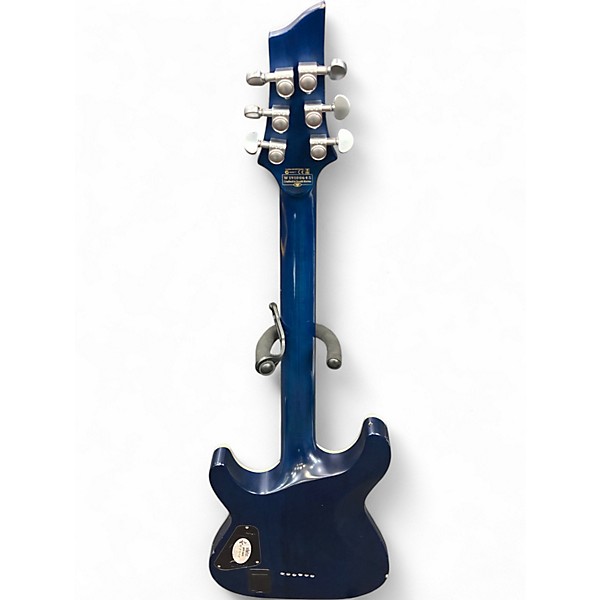 Used Schecter Guitar Research C1 Platinum Midnight Blue Solid Body Electric Guitar