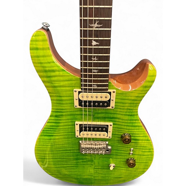 Used PRS SE CUSTOM 24-08 ERIZA VERDE Solid Body Electric Guitar