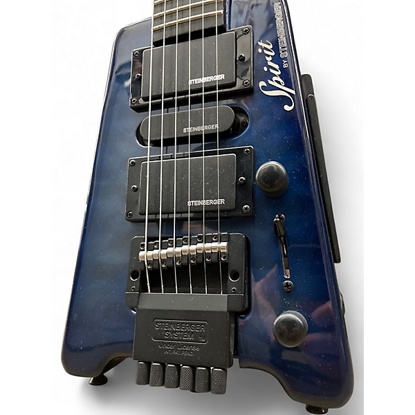 Used 2020s Steinberg SPIRIT Blue Solid Body Electric Guitar