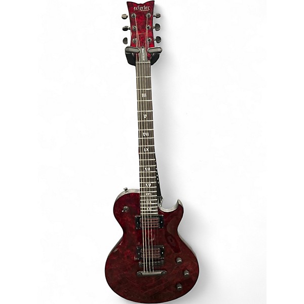 Used Schecter Guitar Research SOLO 2 APOCALYPSE RED Solid Body Electric Guitar
