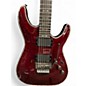 Used Schecter Guitar Research Hellraiser C1 Floyd Rose Red Solid Body Electric Guitar