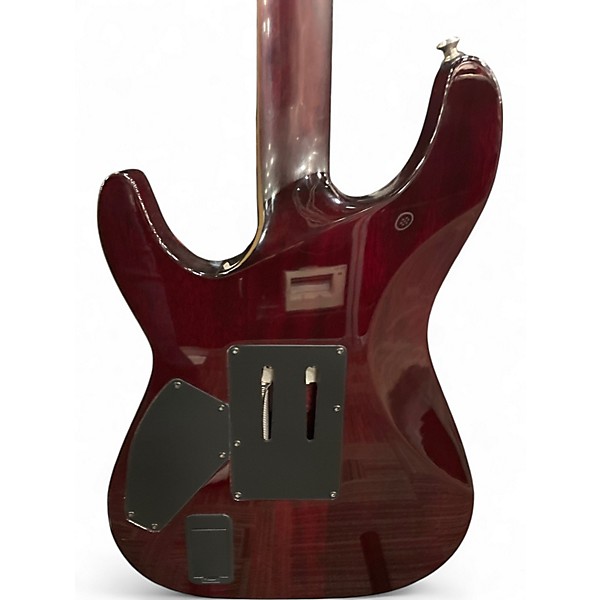 Used Schecter Guitar Research Hellraiser C1 Floyd Rose Red Solid Body Electric Guitar