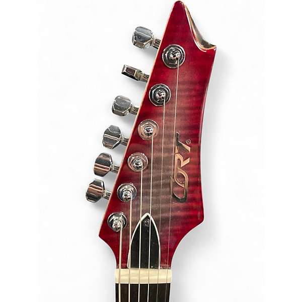 Used Cort A700 DUALITY ii MAJENTA BURST Solid Body Electric Guitar