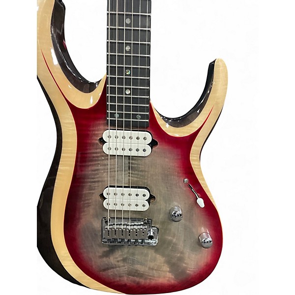 Used Cort A700 DUALITY ii MAJENTA BURST Solid Body Electric Guitar