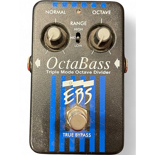 Used EBS Octabass Triple Mode Bass Octave Divider Bass Effect Pedal