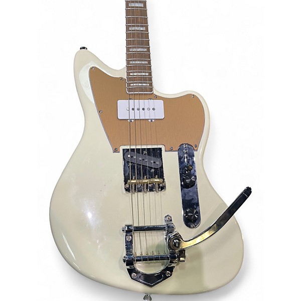 Used Squier Paranormal offset telecaster Olympic White Solid Body Electric Guitar