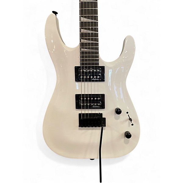Used Jackson JS22 Dinky Snow White Solid Body Electric Guitar