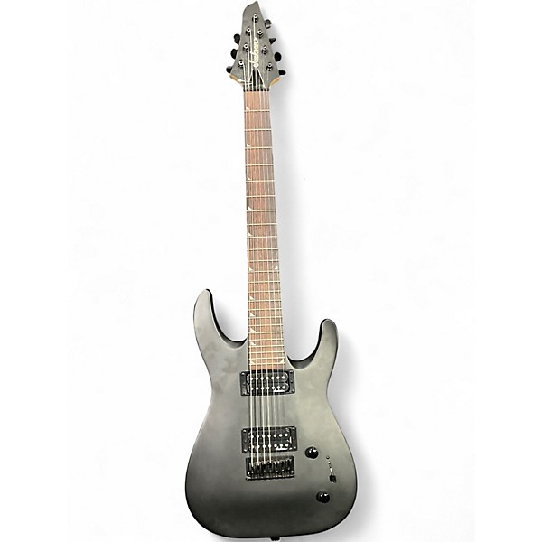 Used Jackson JS22-7 Dinky 7 String Black Solid Body Electric Guitar