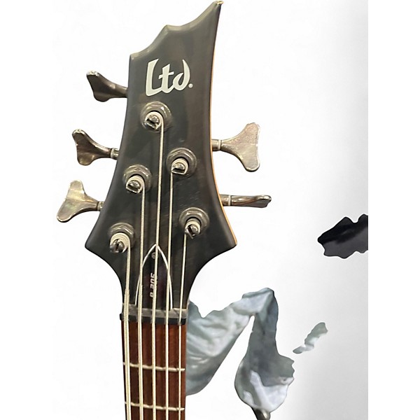 Used ESP B205 5 String Black Electric Bass Guitar