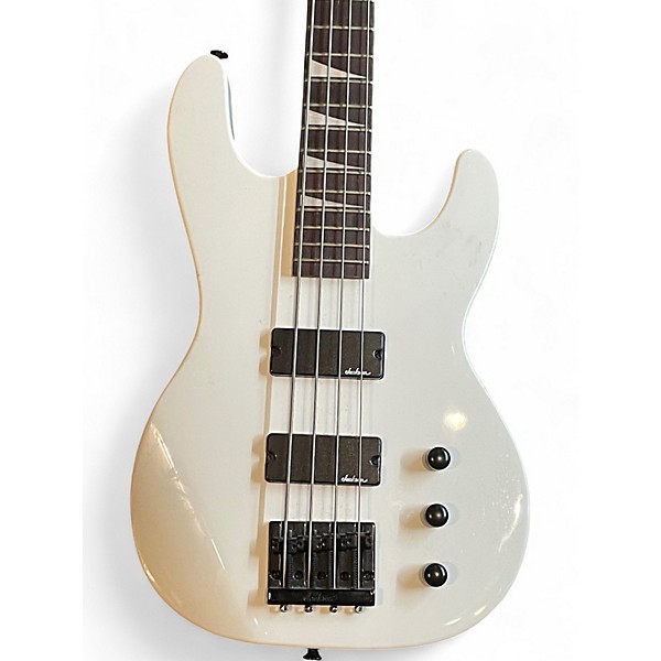 Used Jackson JS2 Concert White Electric Bass Guitar