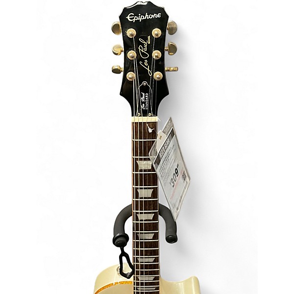 Used Epiphone Les Paul Standard Cream Solid Body Electric Guitar