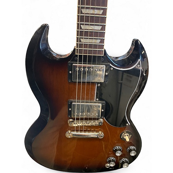 Used Gibson SG 2 Color Sunburst Solid Body Electric Guitar