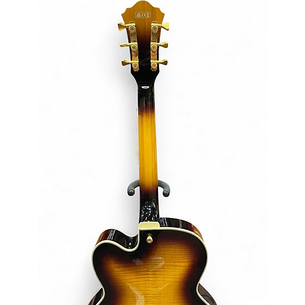 Used Ibanez AF95FM Antique Yellow Burst Hollow Body Electric Guitar