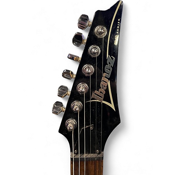 Used Ibanez RG120 Black Solid Body Electric Guitar